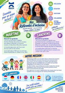 Nos Référentes d'inclusion